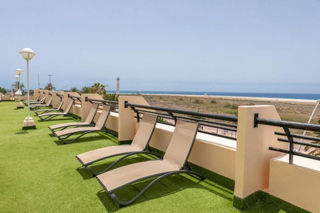 vista sull’oceano spiaggia a 250 m 2 camere Wi-Fi Morro Jable  Esterno foto